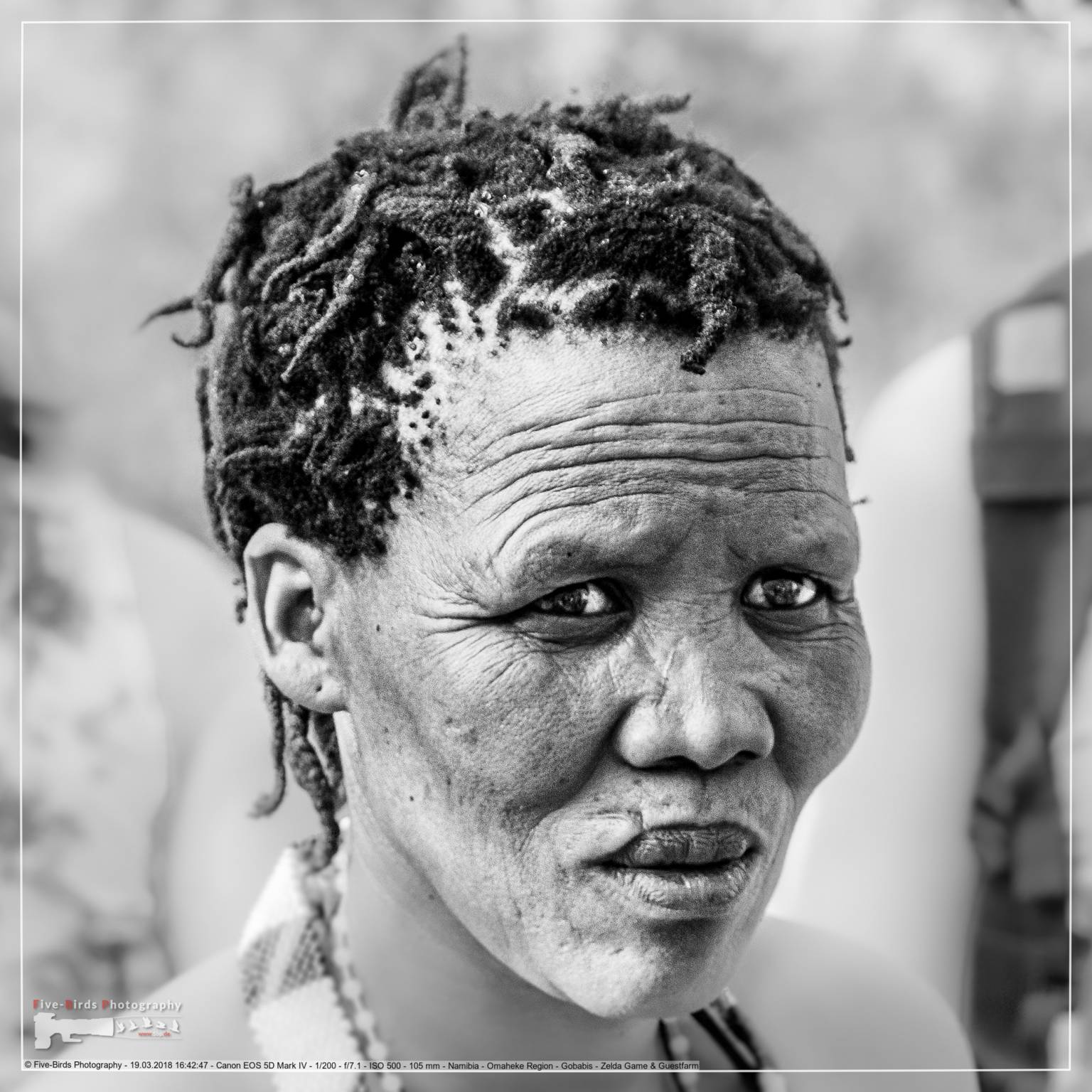 Khoi-San Frau in Namibia